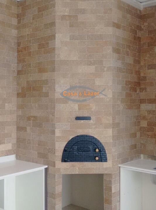 Forno para pizza em alvenaria