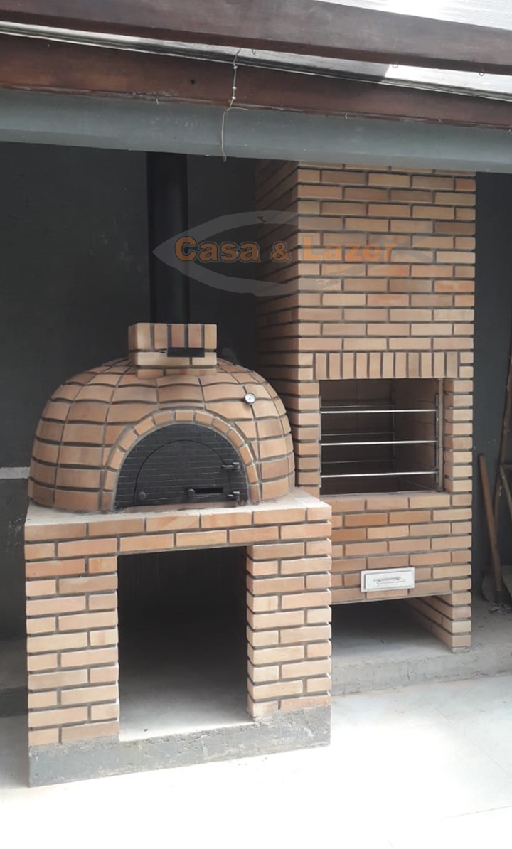 Kits Churrasqueira, fogão a lenha e forno de pizza em alvenaria