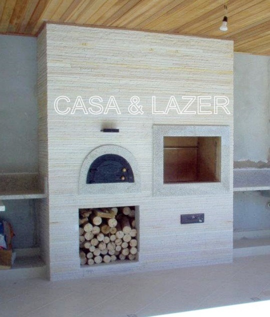 Kits Churrasqueira, fogão a lenha e forno de pizza em alvenaria